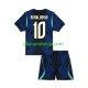 Camisola Brasil Ronaldinho 10 Criança Equipamento Segundo Copa do Mundo 2026 Manga Curta